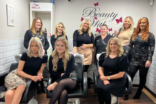 The team at Beauty With Inn, who will be hosting the pamper morning on February 1.