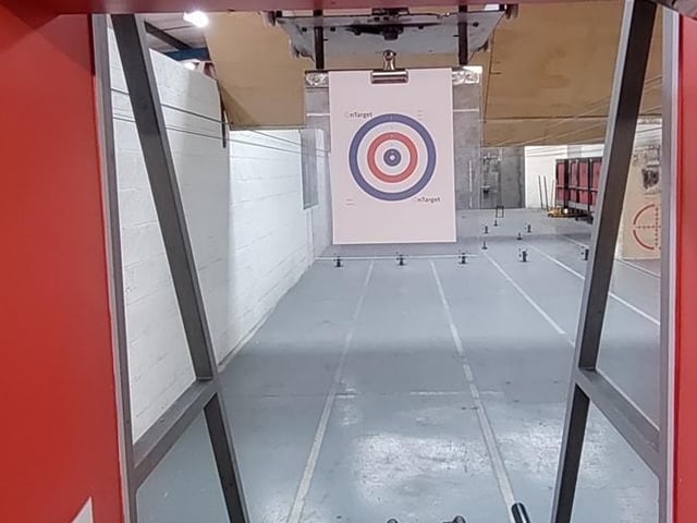 OnTarget Range is an airsoft shooting range in Brackmills Industrial Estate. The air rifle shooting range has courses and activities available for people with all levels of experience and enthusiasm. OnTarget's range aims to help people gain confidence, work as a team and focus.