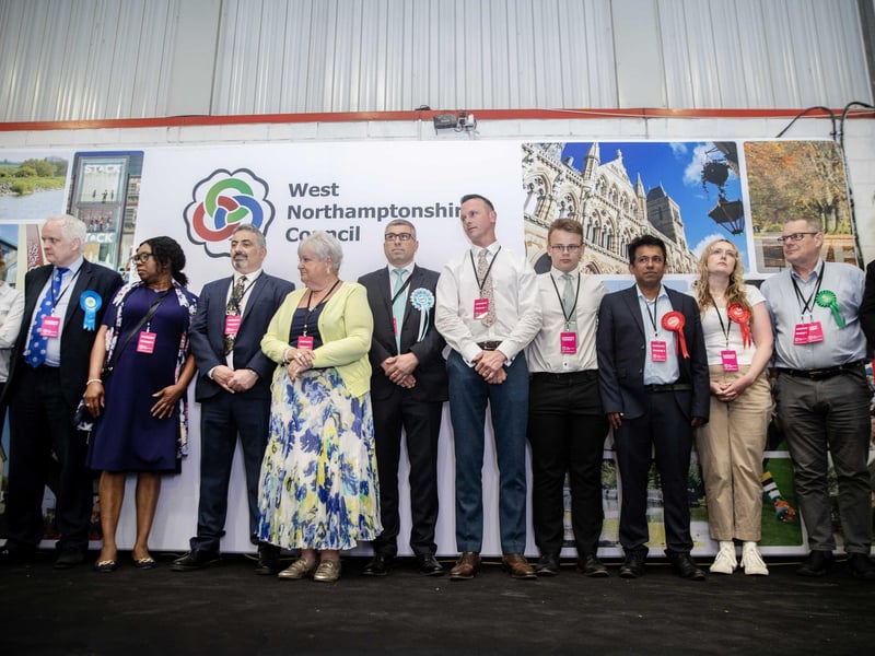 West Northamptonshire Council election count