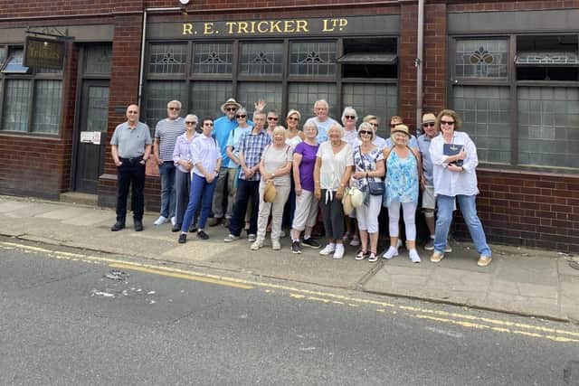 Shoe tour outside Tricker’s