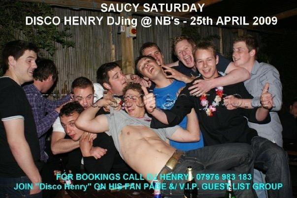 Nostalgic pictures from a 'saucy Saturday' night out at NB's 14 years ago