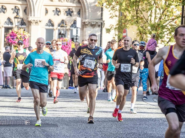 Hundreds of runners took part in the half marathon on Sunday September 15, 2024.