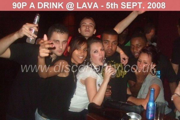 Nostalgic pictures from a '90p a drink' night out in town