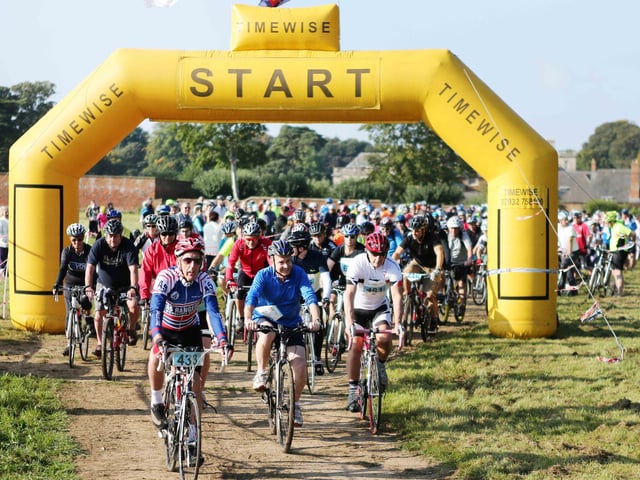 2014 - Cycle for Cynthia event at Lamport Hall to raise money for Cynthia Spencer Hospice.
