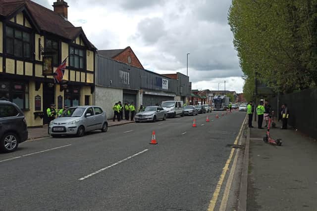 Police were out in force in Bridge Street as part of Operation Journey on May 10