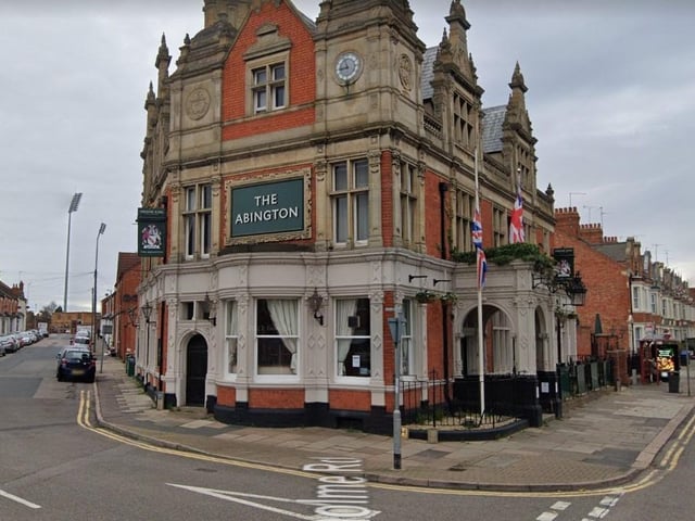 The Abington Public House at 383 Wellingborough Road. Last inspected: 16 July 2019