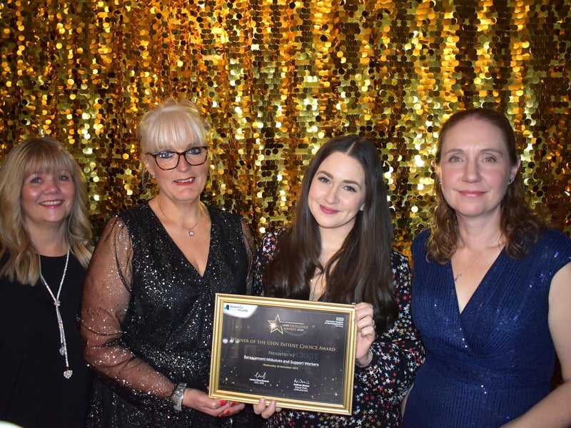 NGH’s Bereavement Midwives and Support Workers won the UHN Patient Choice Award 2025 for NGH.