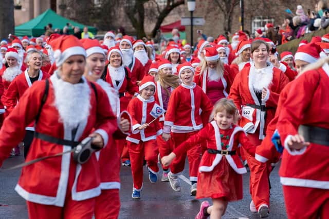 Join in the festive fun at the Northampton Santa Dash