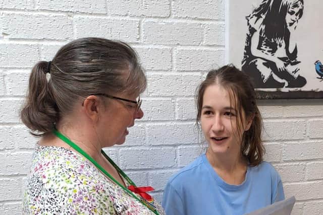 Bianca Marinciu with Form Tutor Mrs Keightley