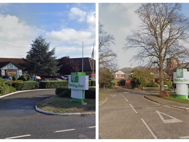 The two bridging hotels which were housing the 220 refugees were Holiday Inn in Flore and Holiday Inn in Bedford Road