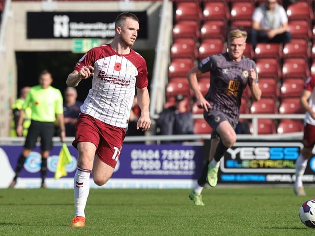 Leonard has been a revelation in the Cobblers midfield this season and rightly received a lot of plaudits, but he endured a testing afternoon on Saturday. Sat too deep and was too often guilty of overplaying in the wrong areas, the Brighton loanee, who was also booked, was another hooked at the break... 5