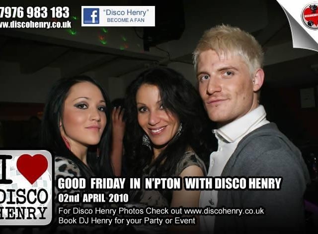 Nostalgic pictures from a Good Friday night out in town