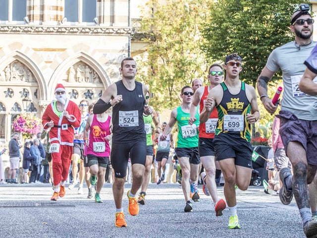 Hundreds of runners took part in the half marathon on Sunday September 15, 2024.