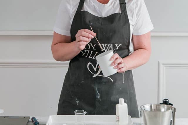 Owner, Kristy at Soy Wax Village