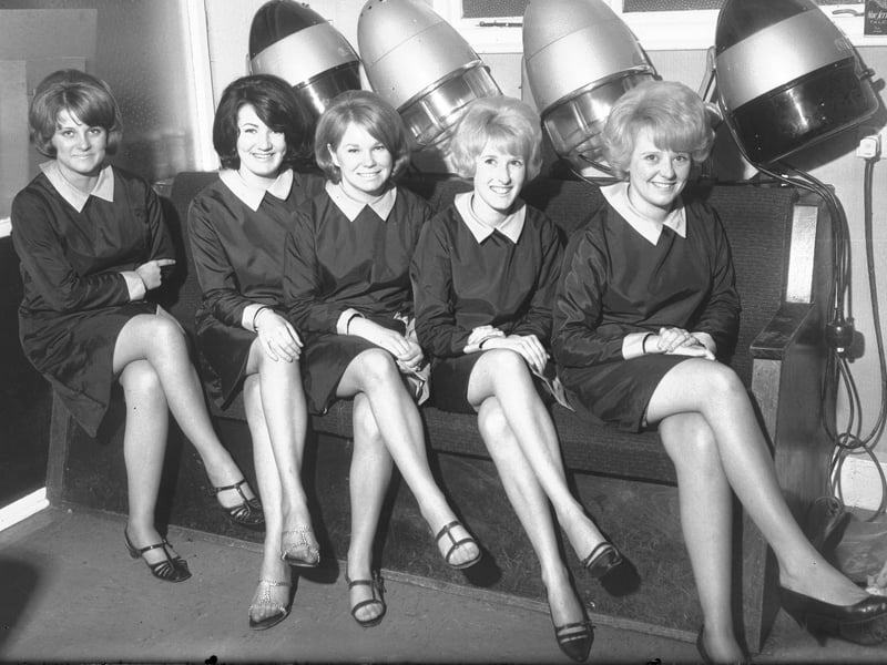 Mercury & Herald beauty competition contestants at unknown location, August 6, 1968