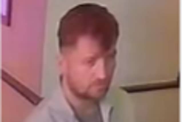 Police want to speak to the man in the image.