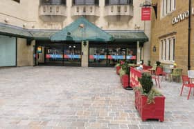 The new paving outside the Grosvenor Centre has opened to the public this week.