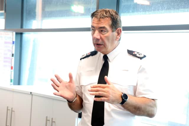 Chief Constable of Northamptonshire Nick Adderley, setting out matters of priority last year.