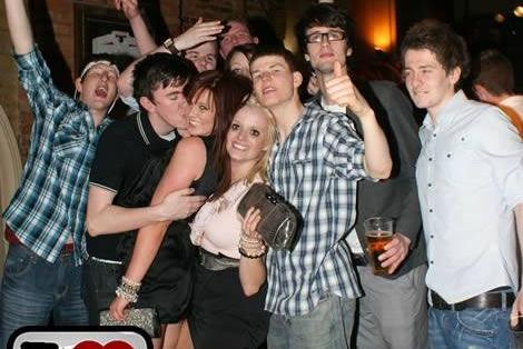 Nostalgic pictures from a night out at NB's