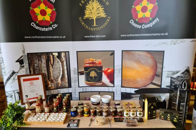 Despite still trying to get the word out about the new companies being based at Phipps Brewery NBC and the fact the products are made in Northampton, one product in particular – their Hobnail Blue Cheese – is “flying out the door”.