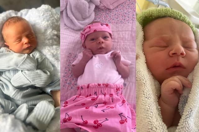 Some of the very cute babies born in Northampton in June 2024...