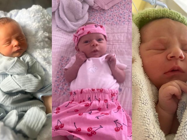 Some of the very cute babies born in Northampton in June 2024...