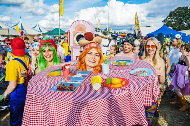 The carnival parade had the theme of 'Part of the Furniture' (photo: Ania Shrimpton)