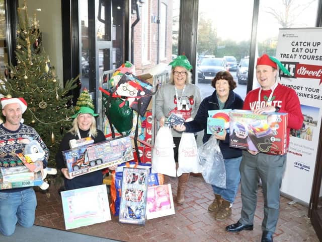 North Northants Council staff with the gifts donated to Mother Christmas appeal /National World