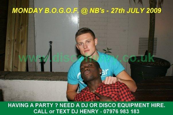 A BOGOF night out at Rev's and NB's in Bridge Street back in July 2009