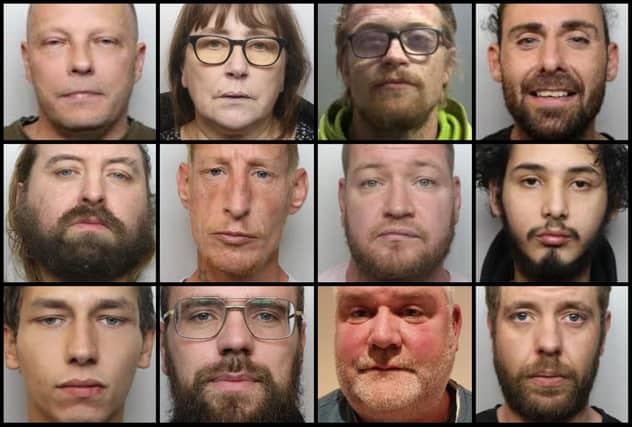 Faces of some of the jailed criminals whose stories we brought you in March 2026...