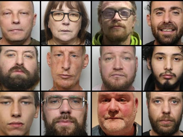 Faces of some of the jailed criminals whose stories we brought you in March 2026...