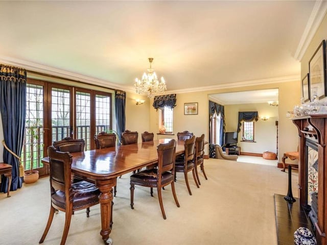 The agent says this home is good for family living and entertaining.