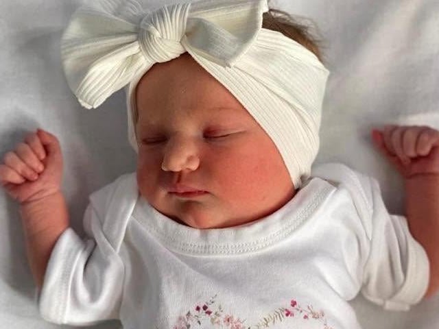 Lexi Laura born at 2.31am on June 1 at Northampton General Hospital, weighing 6lbs 4oz.