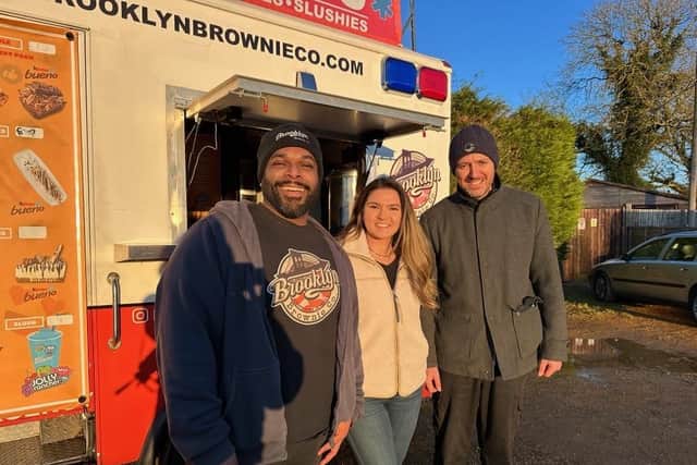 John from Brooklyn Brownie Co., Vanessa from Indi Local and Adam from Woodmeadow Garden Centre.