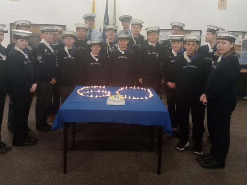 Scouts Celebrating