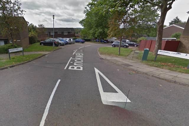 The incident happened in Brickwell Court.