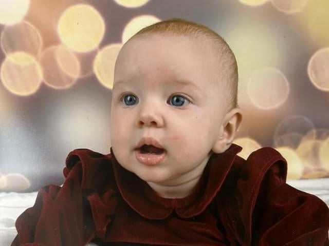 Maya Sophia, five months old.