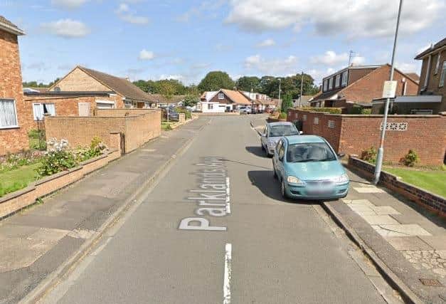 The incident is alleged to have happened in Parklands Avenue.