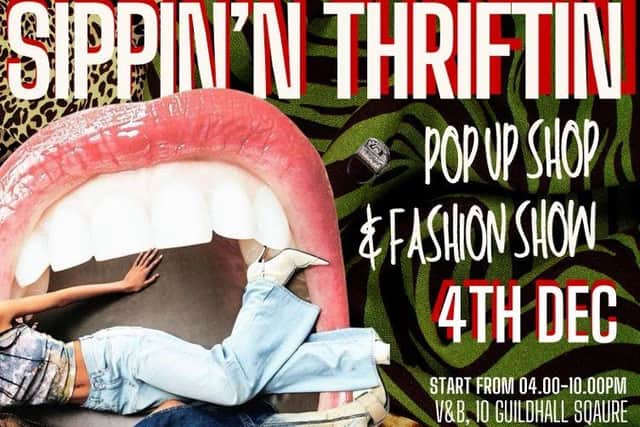 Sippin'n Thriftin Poster
