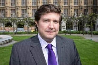 Northampton magistrates heard how MP Andrew Lewer's office was targeted by more than 100 abusive calls from Chris Fowler