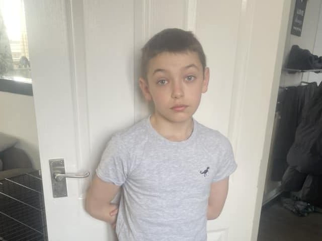 Ellis, aged 10, as a the Diary of a Wimpy Kid.