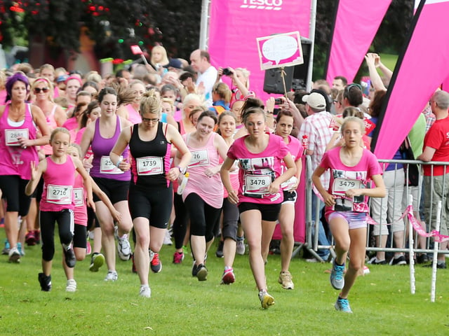 2014 - 5k Race for Life at Abington Park, Northampton.