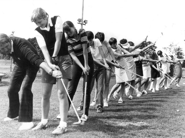 Delapre Golf Complex, Juniors practice 1982