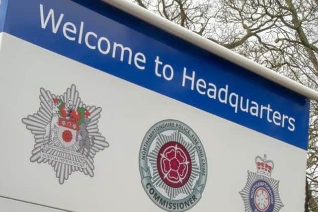 The misconduct hearing was hosted by Northamptonshire Police, at Wootton Hall.