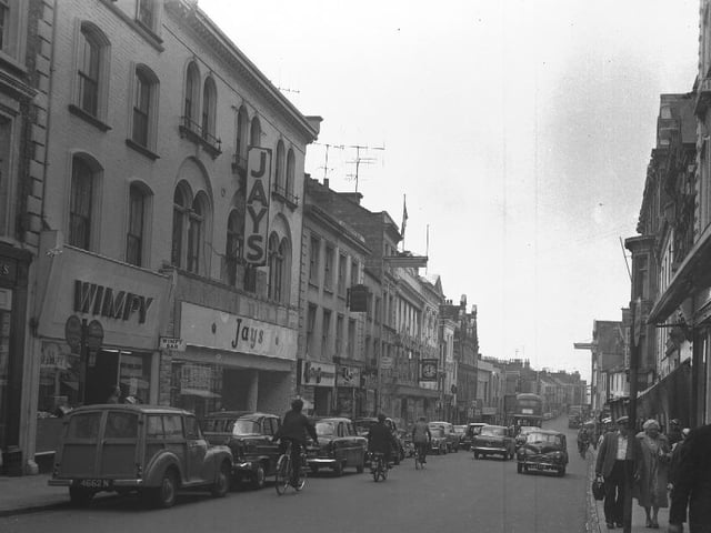 Probably Gold Street and Marefair, Northampton late 1950s or early 1960s