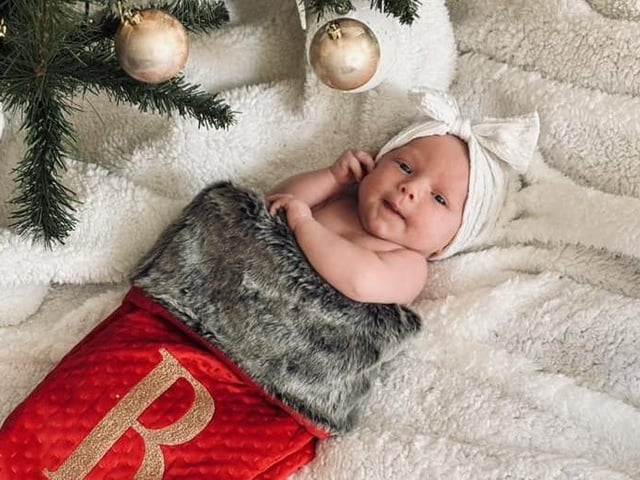 Bella, four weeks old.