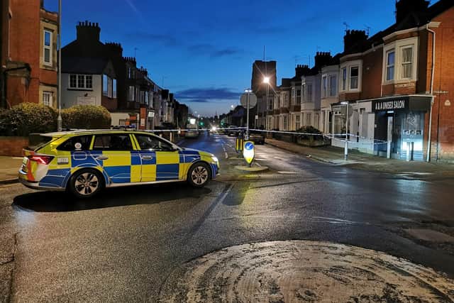 The scene of the cordon this morning (Friday, January 20).