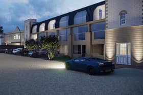 An artist's impression of the new apartments