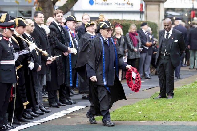 Dignitaries, politicians, members of the public and more attended a parade and service in Northampton on Sunday November 13 to pay their respects.