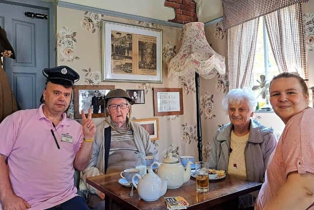 Elm Bank Activities with Resident John and Christine
